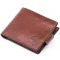 Портмоне горизонтальне Amico на магніті на два відділення GRANDE PELLE 11322 Коньячне
