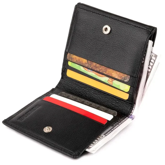 Компактний жіночий гаманець ST Leather 19256 Чорний