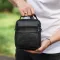Чоловіча сумка-барсетка шкіряна 17x21x9, сумочка планшет для гаджетів Tiding Bag 32051 чорна