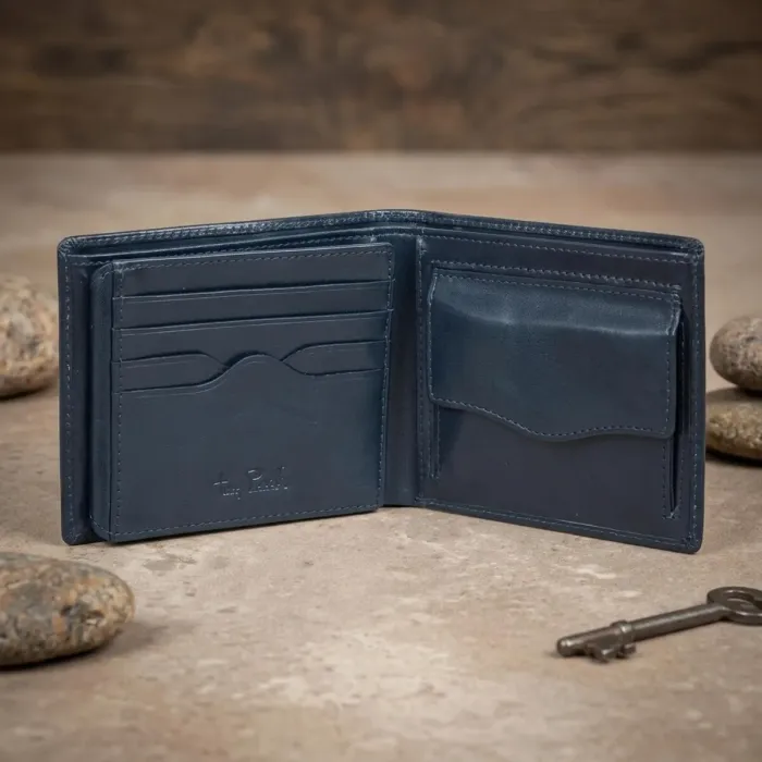 Чоловіче портмоне Tony Perotti Italico 3620 blu (90055) Темно-синє
