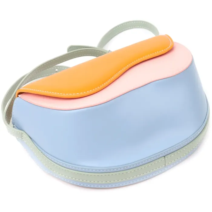 Оригінальна жіноча сумка з якісної екошкіри Vintage 15127 Різнокольоровий