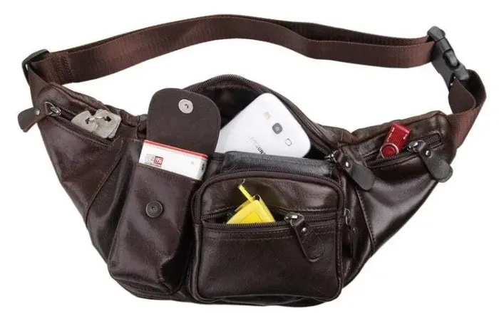 Сумка Vintage 14431 шкіра Коричнева