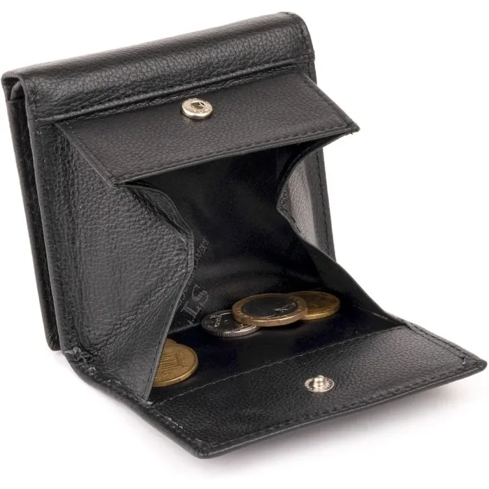 Компактний жіночий гаманець ST Leather 19256 Чорний