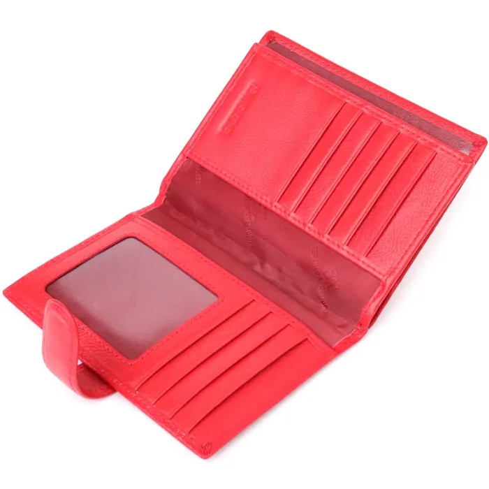 Красива обкладинка на документи для жінок з натуральної шкіри ST Leather 23118 Червоний