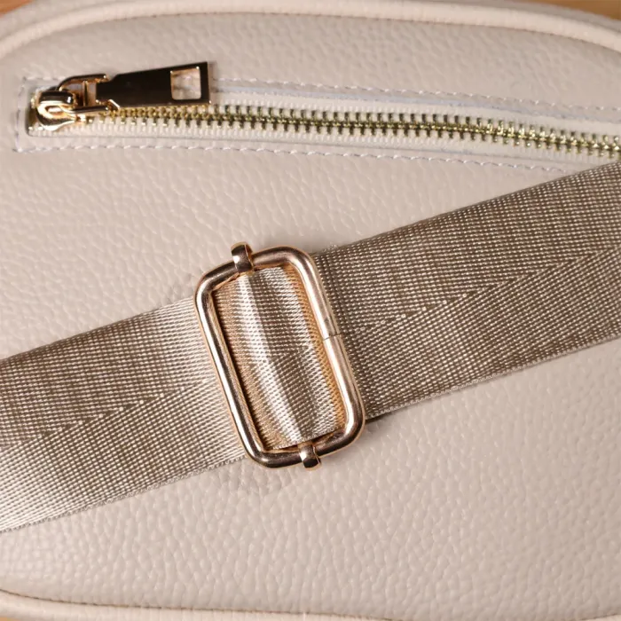 Елегантна жіноча сумка на кожен день з натуральної шкіри Vintage 22904 Білий