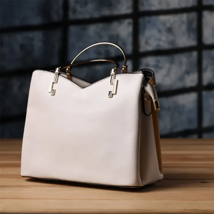 Елегантна жіноча сумка з якісної екошкіри Vintage 15129 Різнокольоровий