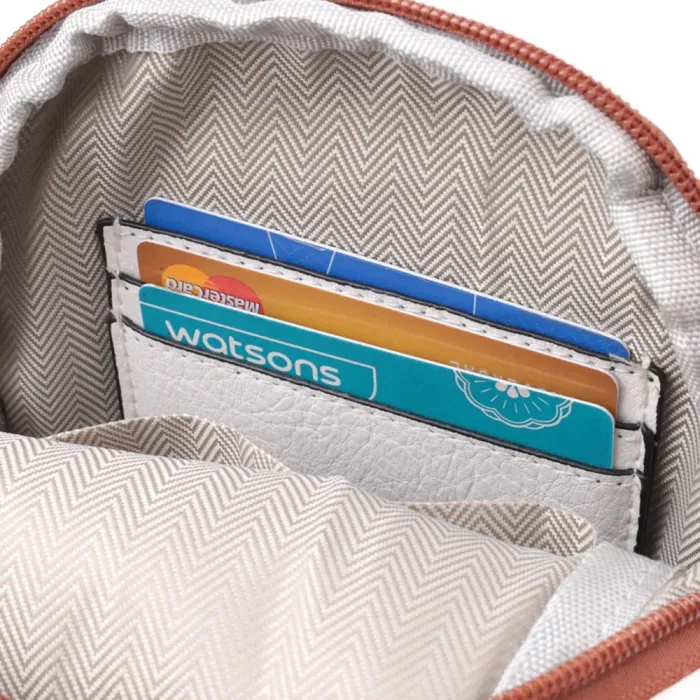 Жіноча сумка через плече з отвором для навушників з екошкіри Vintage 22785 Білий