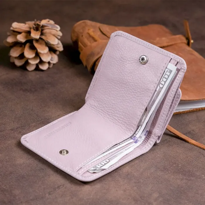 Маленький гаманець на кнопці жіночий ST Leather 19238