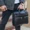 Чоловіча сумка для ноутбука та документів 39x28×8, портфель для офісної роботи, чорний