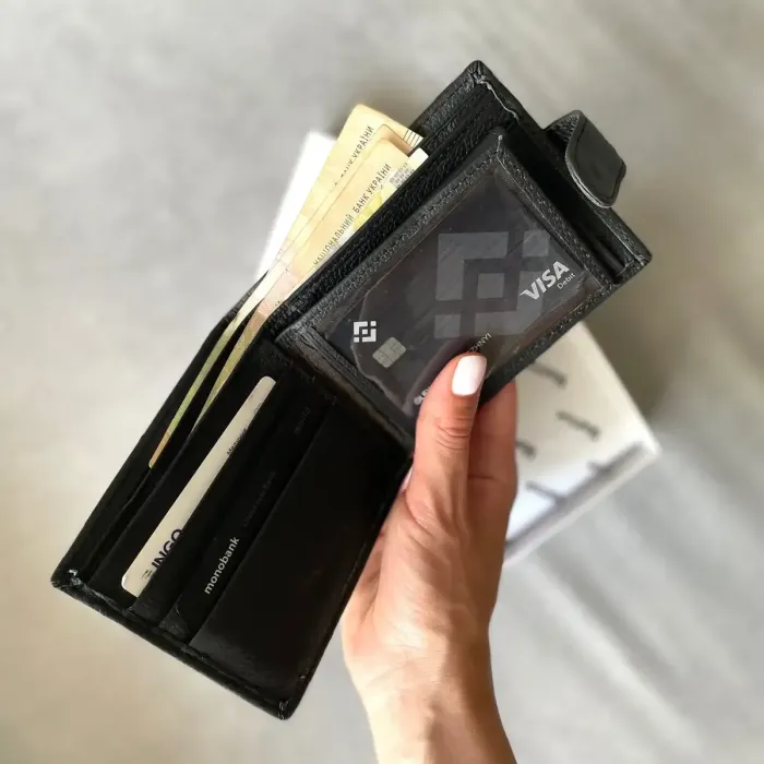 Чоловіче портмоне з натуральної шкіри