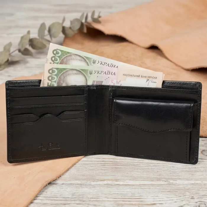 Чоловіче портмоне Tony Perotti Italico 534 nero (90433) Чорне