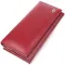 Елегантний гаманець для жінок з монетницею із натуральної шкіри ST Leather 23107 Бордовий