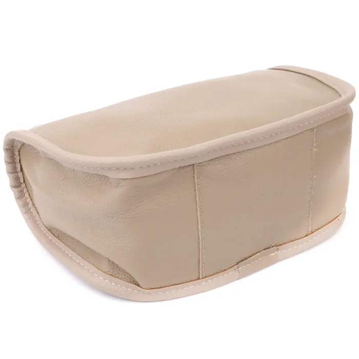 Практична напівкругла сумка для жінок з натуральної шкіри Vintage 22907 Бежевий