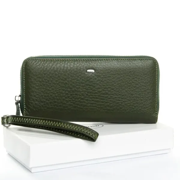 Жіночий гаманець Classic шкіряний Dr.Bond W38 dark-green