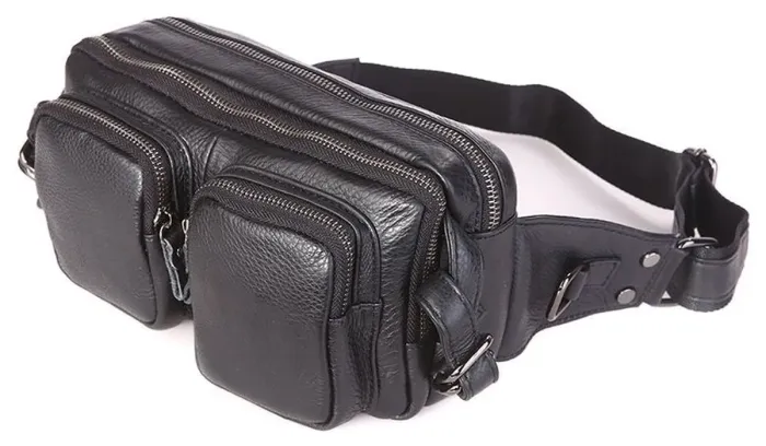 Сумка Vintage 14389 шкіряна Чорна.