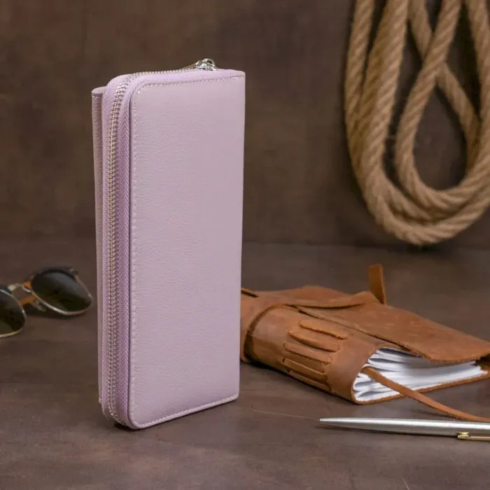 Гаманець шкіряний жіночий ST Leather 19295 Ліловий