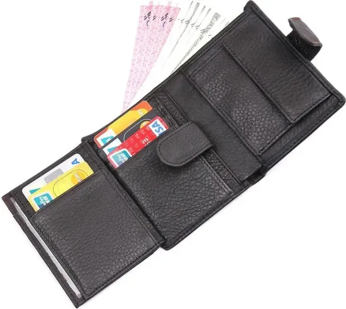 Гаманець чоловічий Vintage 14497 Чорний