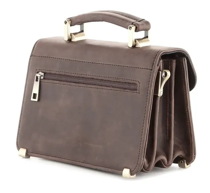 Барсетка SHVIGEL 00758 Коричнева