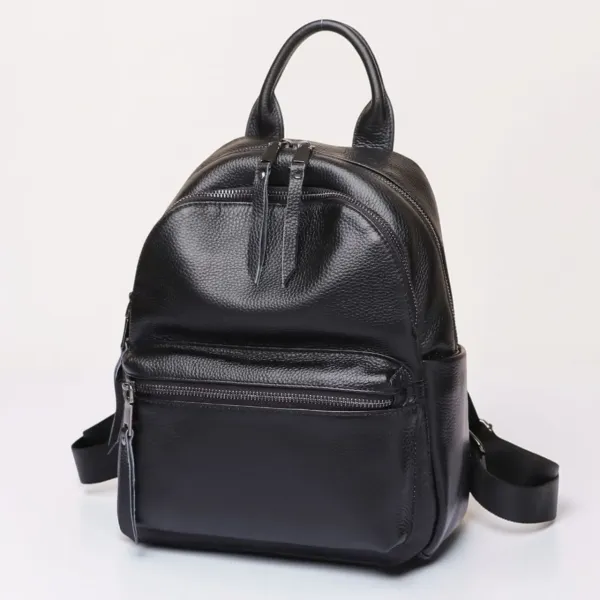 Жіноча сумка наплічна на кожен день 31х27х15, рюкзак для кожного дня, чорна