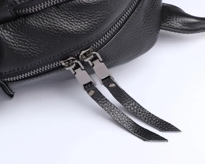 Жіноча сумка наплічна на кожен день 31х27х15, рюкзак для кожного дня, чорна