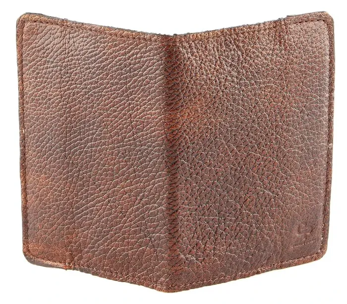 Обкладинка на паспорт GRANDE PELLE 00231 Коричнева шкіра