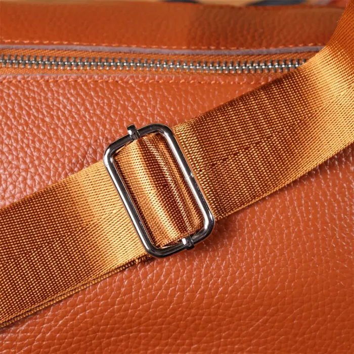 Зручна напівкругла сумка для жінок з натуральної шкіри Vintage 22906 Коричневий