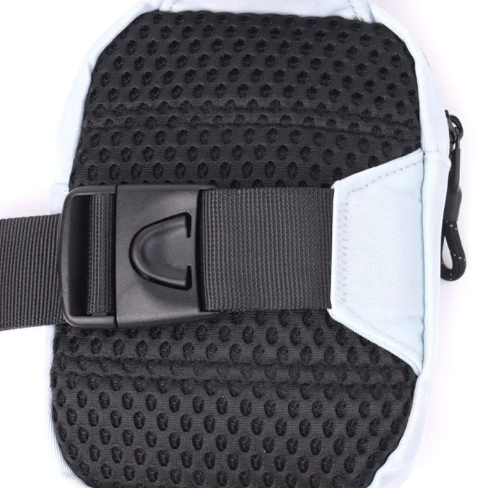 Практична слінг сумка для подорожей із якісного текстилю Vintage 22868 Блакитний