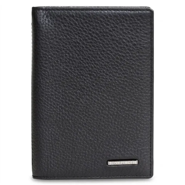Обкладинка на паспорт Tony Perotti New Contatto 3550 nero (90578) Чорна