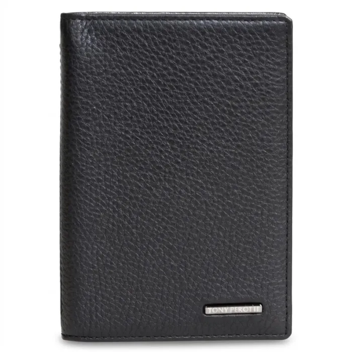 Обкладинка на паспорт Tony Perotti New Contatto 3550 nero (90578) Чорна