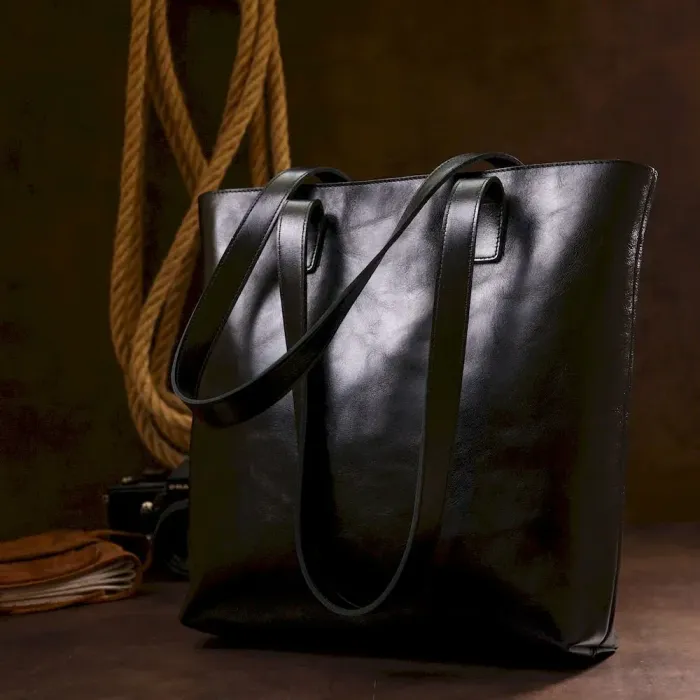 Класична жіноча сумка-шоппер Shvigel 16365 Чорний