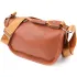 Зручна напівкругла сумка для жінок з натуральної шкіри Vintage 22906 Коричневий