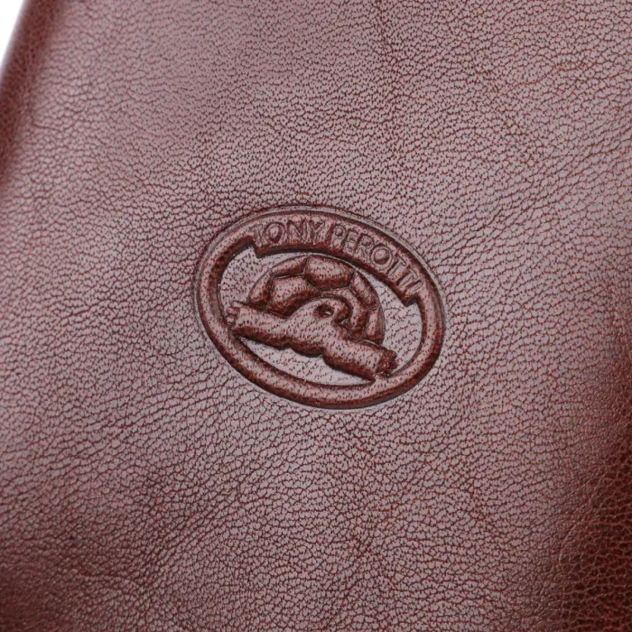 Чоловічий гаманець з натуральної глянсової шкіри Tony Perotti 20888_1 (1438 moro) Коричневий