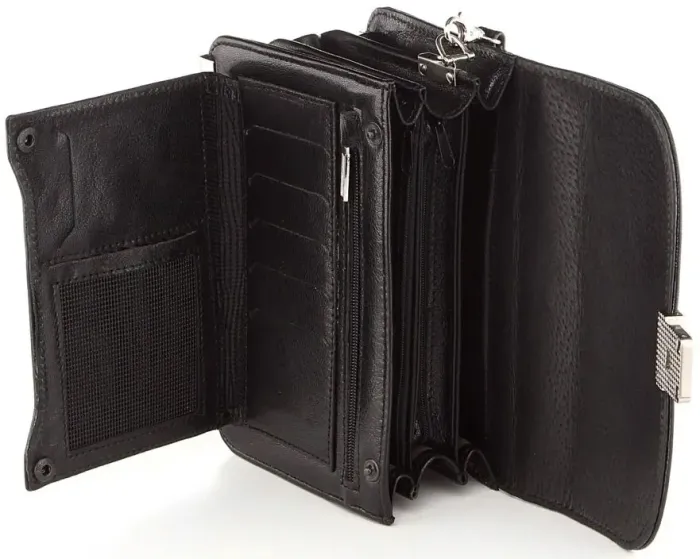 Барсетка SHVIGEL 00376 Чорна