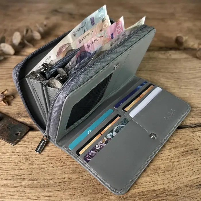 Жіночий гаманець Tony Perotti New Rainbow 1192 grigio (90078) Сірий