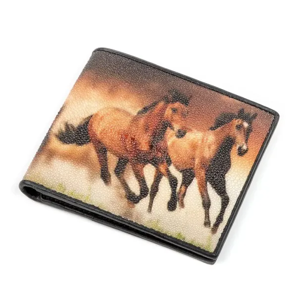 Гаманець STINGRAY LEATHER 18126 із натуральної шкіри морського ската