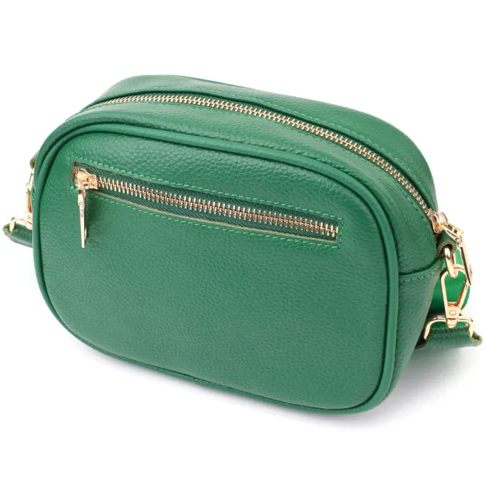 Цікава сумка для жінок з натуральної шкіри Vintage 22900 Зелений