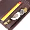 Горизонтальний стильний гаманець з натуральної шкіри Vintage 22888 Коричневий