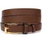 Модний вузький шкіряний ремінь для жінок GRANDE PELLE 22954 Світло-коричневий
