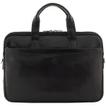 Чоловічий портфель з натуральної шкіри Tony Perotti Italico 7044-40 nero (90641) Чорний