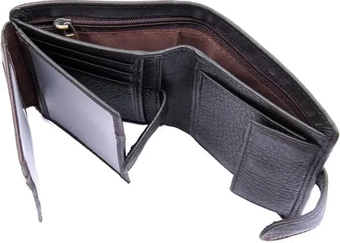 Гаманець чоловічий Vintage 14497 Чорний