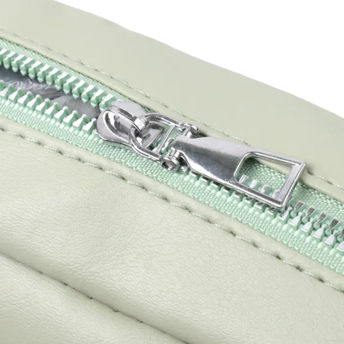 Стильна жіноча сумка крос-боді з монетницею з екошкіри Vintage 22797 Фісташковий