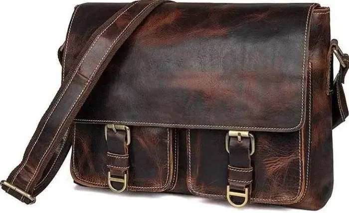 Сумка чоловіча Vintage 14524 Коричнева