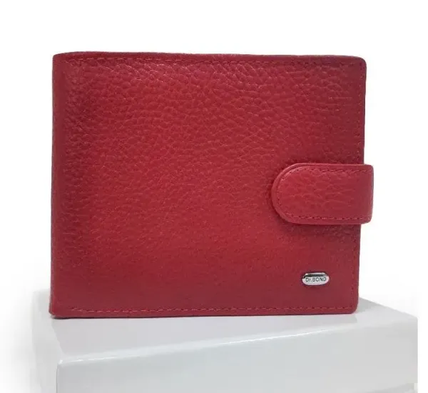 Жіночий гаманець Classic шкіряний Dr.Bond WN-7 red