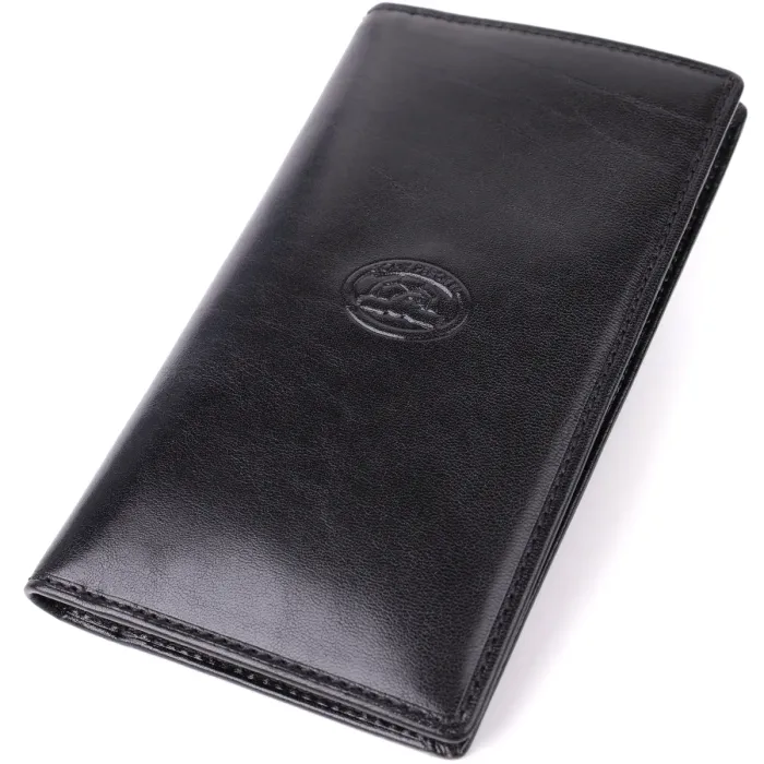 Гаманець для чоловіків із глянсової натуральної шкіри Tony Perotti 20889_1 (1438 nero) Чорний
