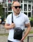 Чоловіча сумка планшетка шкіряна 22х18х8, меседжер для роботи, чорна