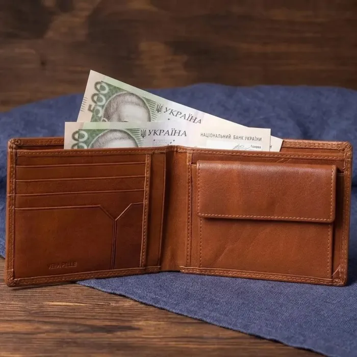Чоловіче портмоне Tony Perotti Cortina 5013 tan (90093) Рудий