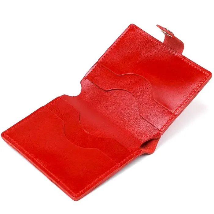 Женское кожаное портмоне Shvigel 16482 Красный