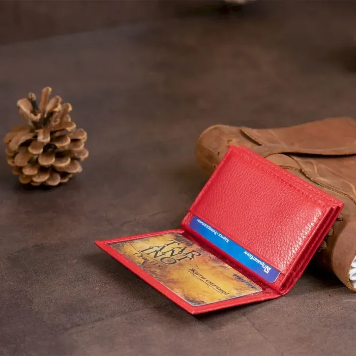 Візитниця-книжка ST Leather 19214 Червона