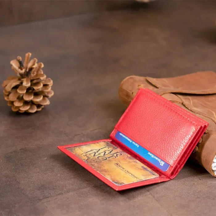 Візитниця-книжка ST Leather 19214 Червона