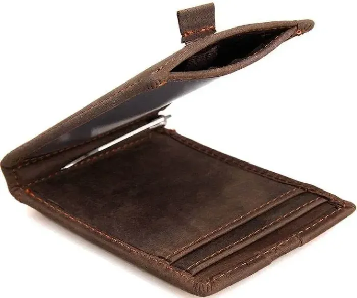 Кредитниця Vintage 14514 шкіряна Коричнева